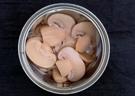 Weicher kleiner salziger geschnittener in Essig eingelegter in Büchsen konservierter Pilz
