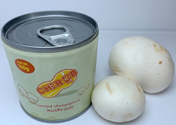 150g konservierte Pilze in Scheiben in Büchsen